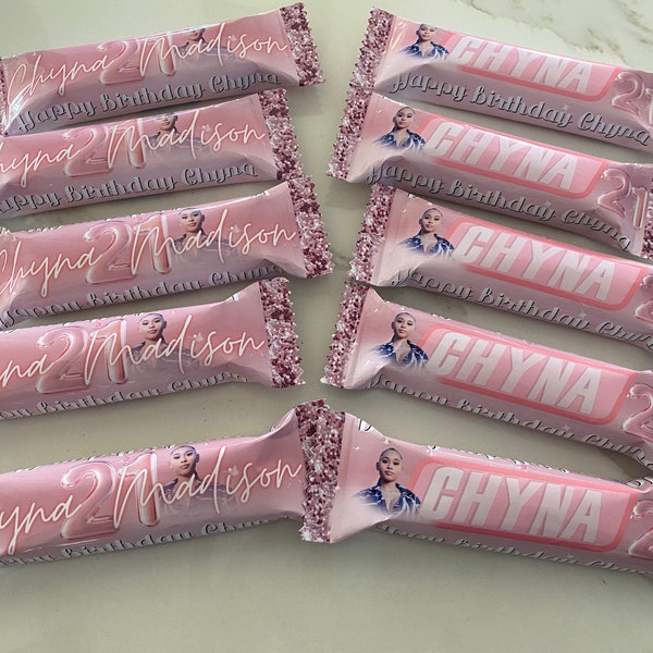 Personalized Snickers Wrapper | Custom Candy Bar Party Favors
