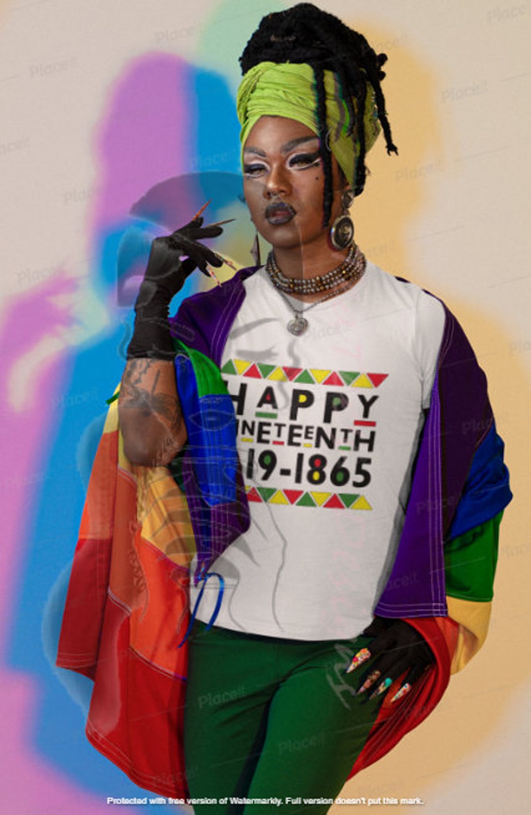 Juneteenth Tee, Black Owned Apparel, Juneteenth T-shirt, Happy