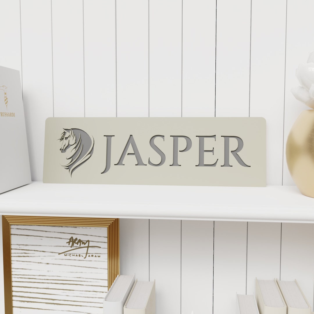 Personalised Horse Stable Door Name Plate Plaque 3D Sign Etsy