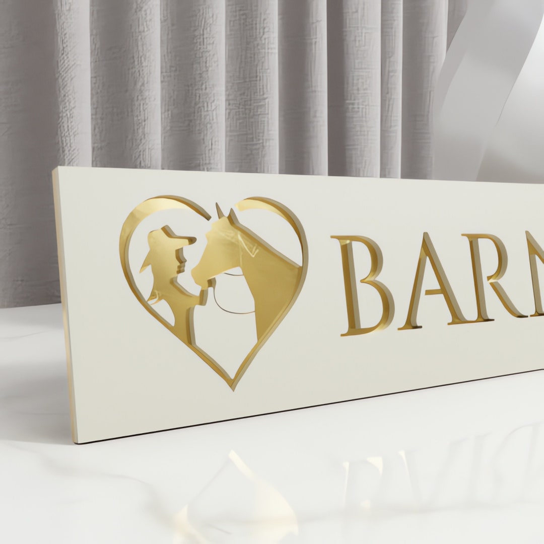 Personalised Horse Stable Name Plate Horse Name Plate Plaque Etsy