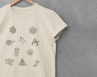 Camiseta Taino - Camisa con símbolo taino, ropa taína, camiseta coqui taino, camiseta puertorriqueña, camiseta boricua, camiseta de Puerto Rico