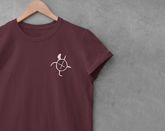 Tortuga Taino Tee - Camiseta Tortuga, Ropa Taína, Camiseta Puerto Rico, Camiseta Boricua, Camisa Puertorriqueña, Camisa Símbolo Taíno