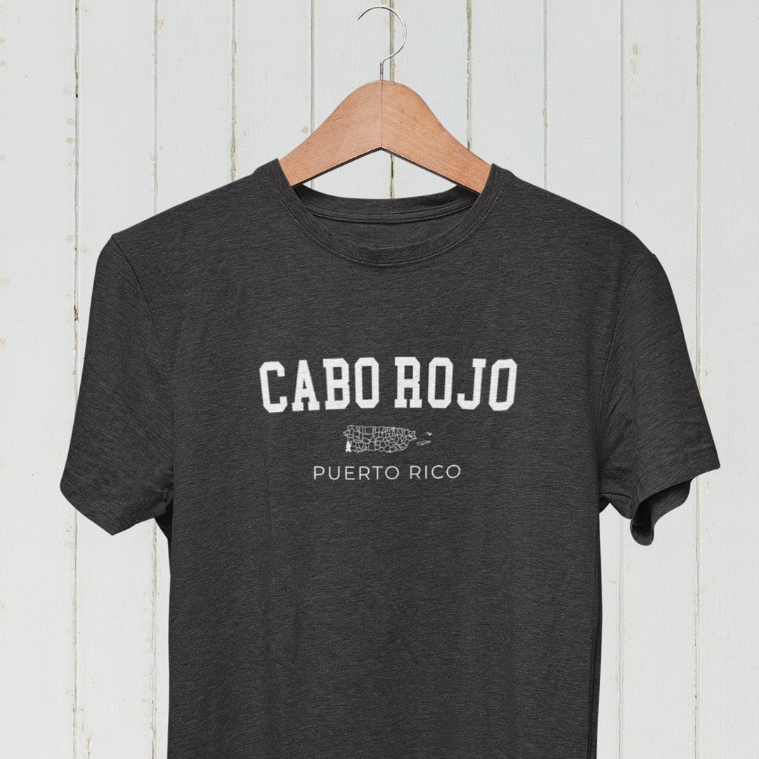 T-Shirt Manches Longues Cabo Rojo Porto Rico - Vêtement Voyage Léger - Coupe Classique - Homme/Femme