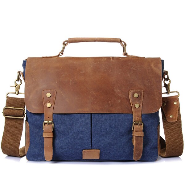 Camouflage Canvas & Rhinestone Messenger main image 1