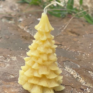 100% pure beeswax candle - x-Small Christmas Tree