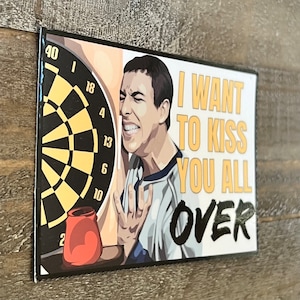 Happy Gilmore | Kiss you all over | Golf | Hockey | Vinyl Sticker