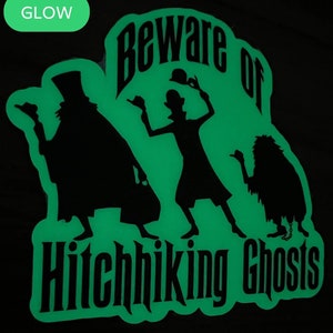 Haunted Mansion | Glow Stickers | Halloween | Ghosts | Glow in the Dark Sticker