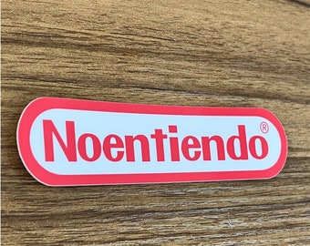 No-entiendo | Vinyl Sticker | Vinyl Decal | Funny Sticker | Mexican Sticker | Latino Humor | Vinyl Sticker | Vinyl Decal | Laptop Sticker