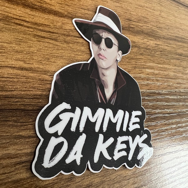 Weird Science | Gimmie Da Keys | 80s Movie | Vinyl Sticker | Vinyl Decal | Laptop Sticker | Water Bottle Sticker