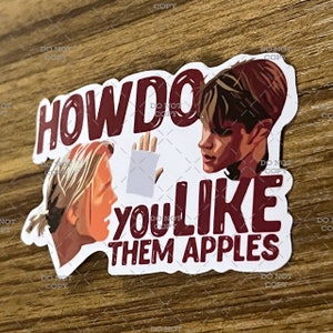 Good Will Hunting &quot;Apples&quot; Vinyl Sticker