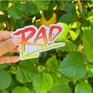 RAD Movie | 80s Movie | BMX | Vinyl Sticker | Vinyl Decal | Laptop Sticker | Water Bottle Sticker
