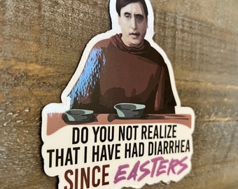 Nacho Libre | Diarrhea Since Easter Sticker | Funny Quote Vinyl Decal