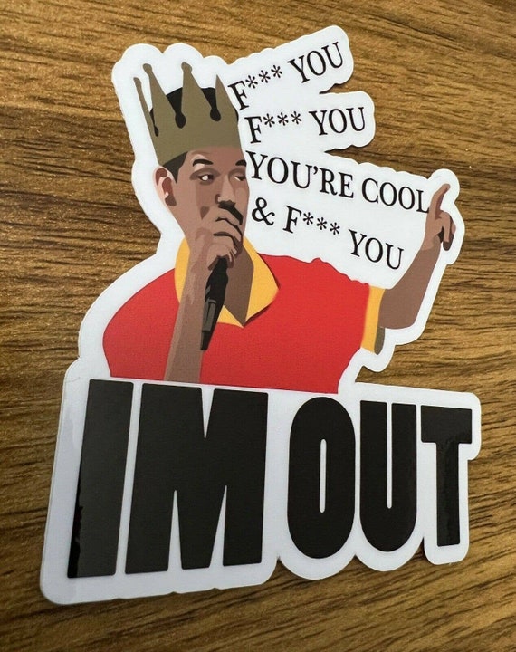 Half Baked scarface Quits Vinyl Sticker - Etsy