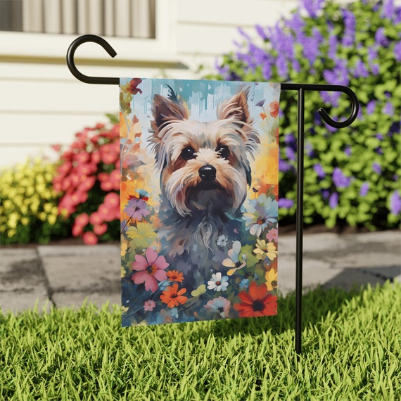 Yorkiepoo Garden Flag for Yorkie Poo Dog Lovers Yorkiepoo Mom Gifts Yard Art Yorkie Decor Gifts Etsy