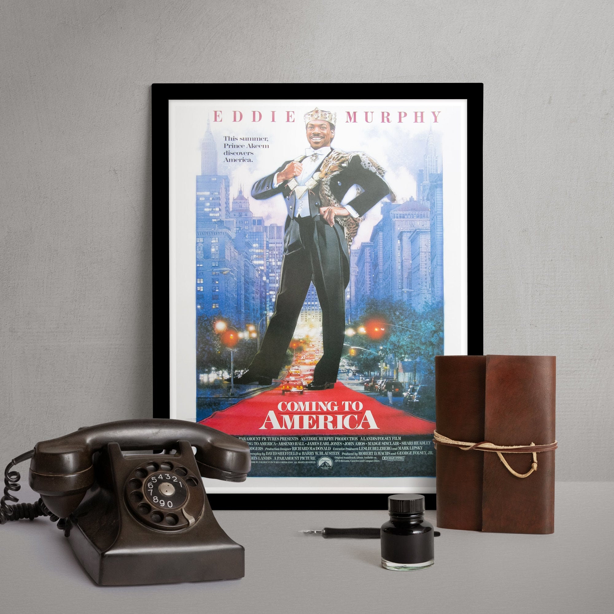 Framed Wall Art, Coming to America, Eddie Murphy, Movie ...