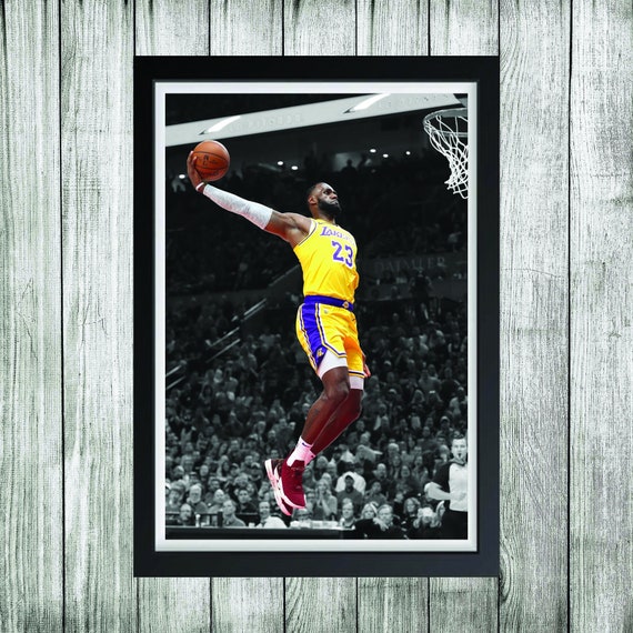 Lebron james hotsell framed poster