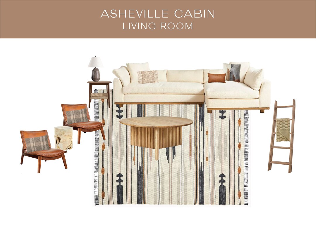 Asheville Cabin Mood Board | Interior Design Services | E-design ...