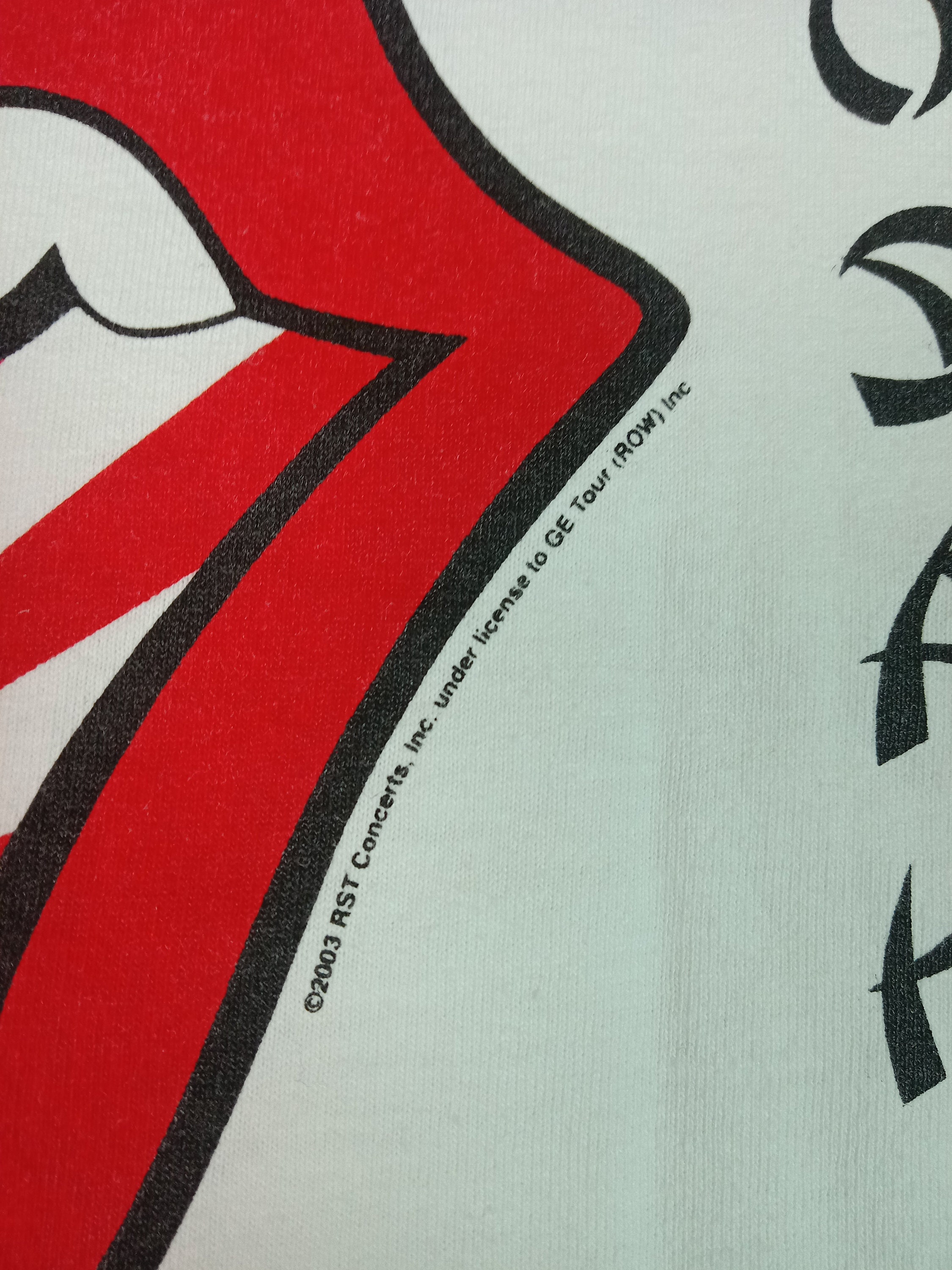 Vintage Rolling Stones Japan Tour 2003 Osaka Yokohama T Shirt Tees