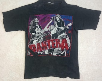 Vintage 1990's Pantera Double Sided World Tour Single Stitch Band