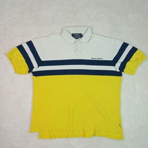 Vintage Ralph Lauren waffle knit Polo sport collar shirt
