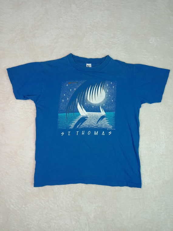 Vintage St Thomas USVI hawaii t shirt tees