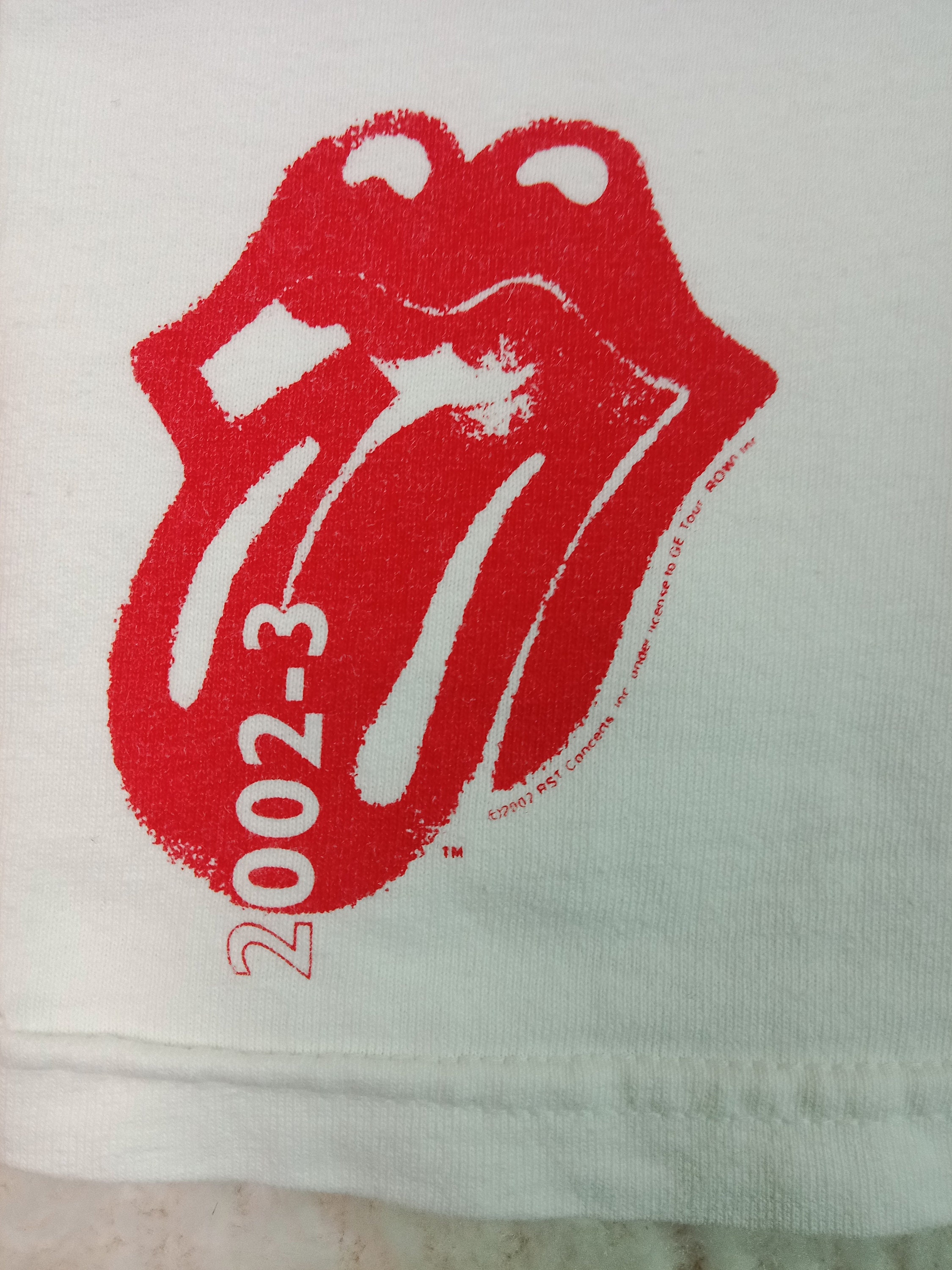 ROLLING STONES 2002-2003 ジャパンツアーTシャツ Vintage Rolling Stones Japan Tour 2003 Osaka Yokohama T