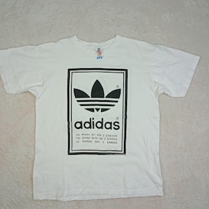 vintage adidas trefoil t shirt