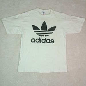 Vintage Adidas trefoil big logo t shirt tees