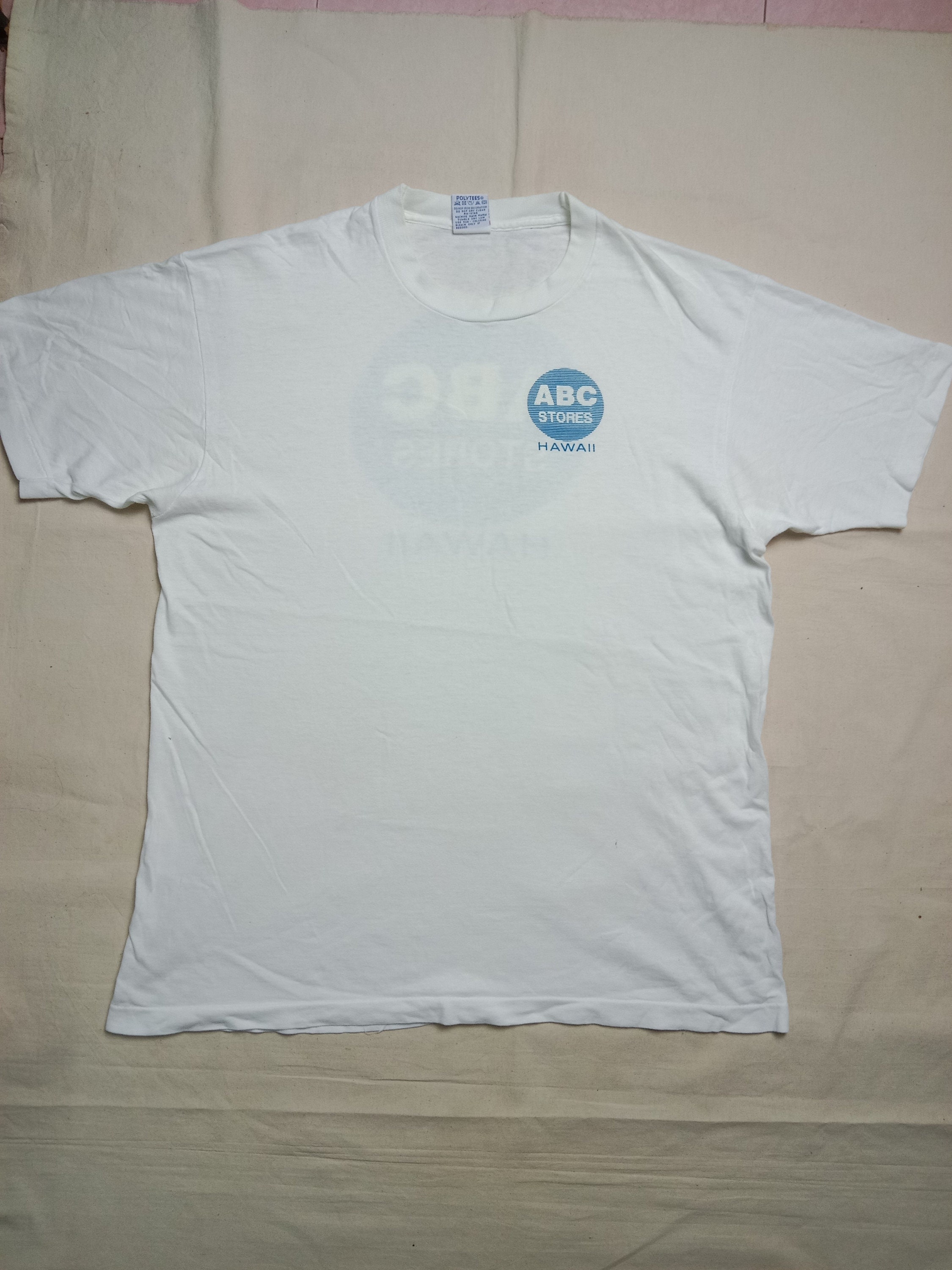 80年代 ビンテージ USA製 ABC STORES ハワイ Tシャツ L 80年代 ビンテージ USA製 ABC STORES ハワイ Tシャツ L