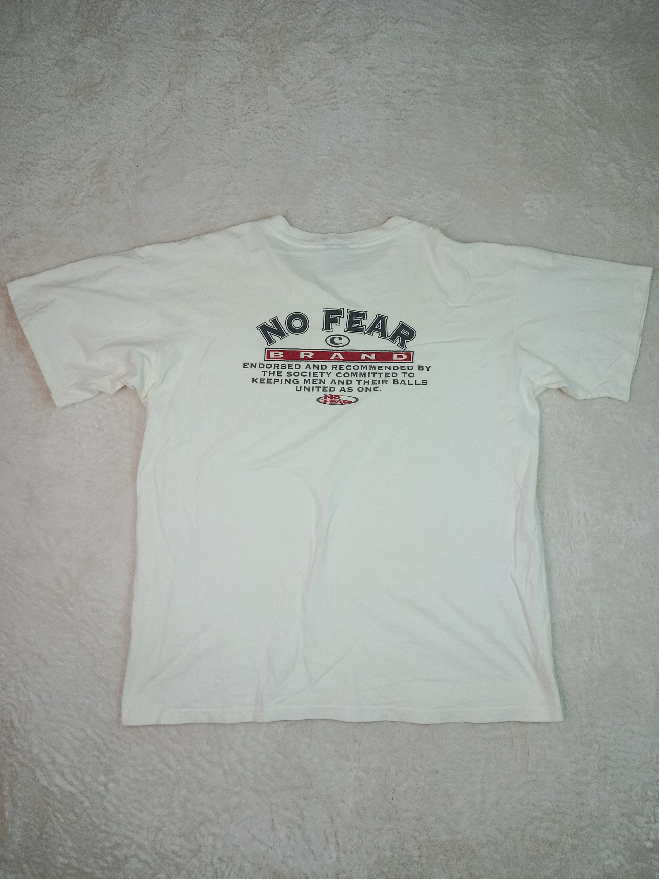 T-shirt Vintage 90's No Fear Habitat For Humanity - Taille L - Vert - Occasion Très Bon état