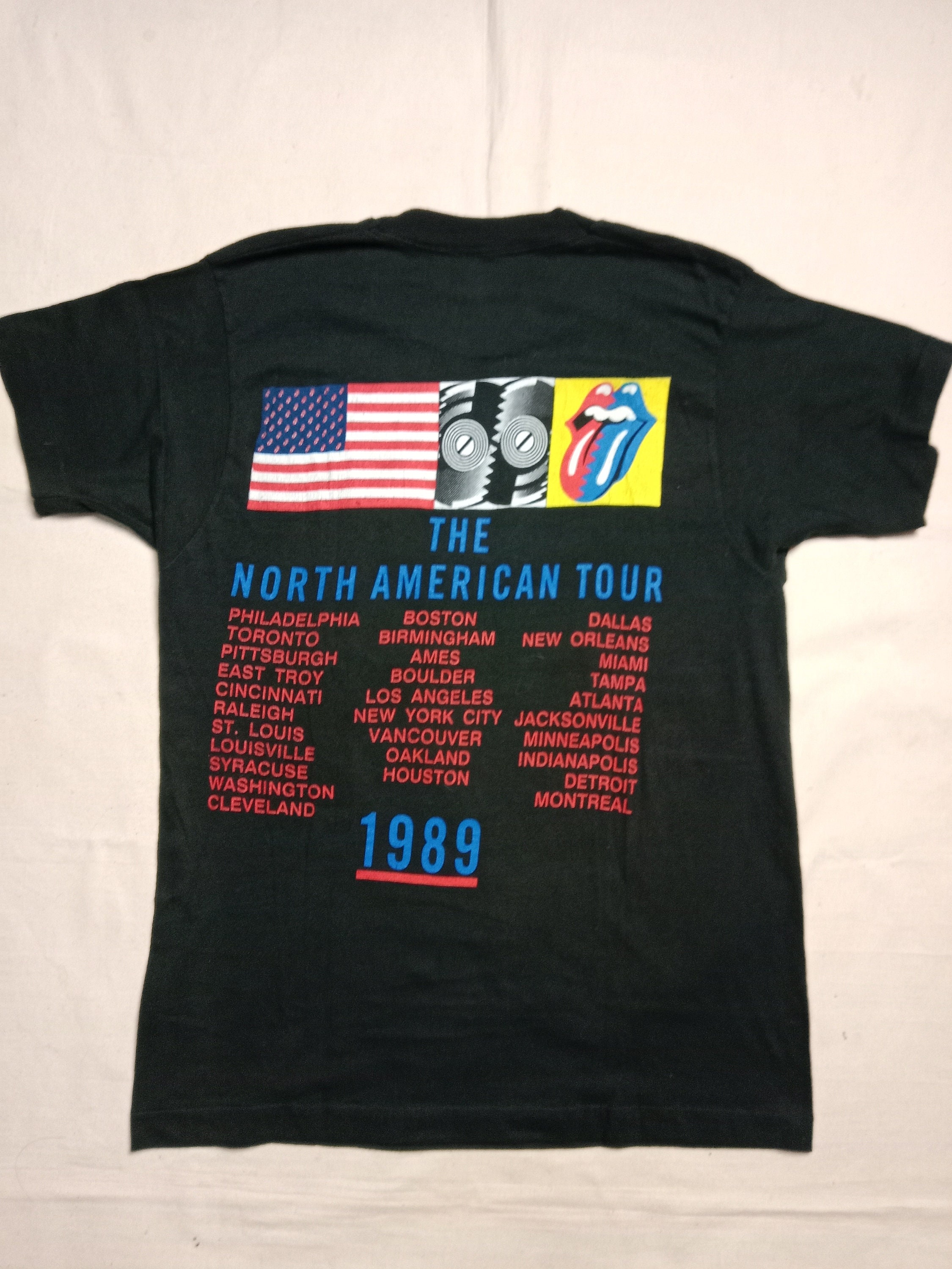 Koszulka vintage band rolling stones the north american tour