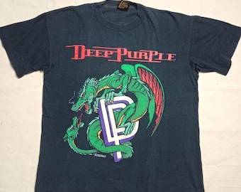 Vintage 90's Deep Purple Band 1993 Tour T-shirt / Rock / Music