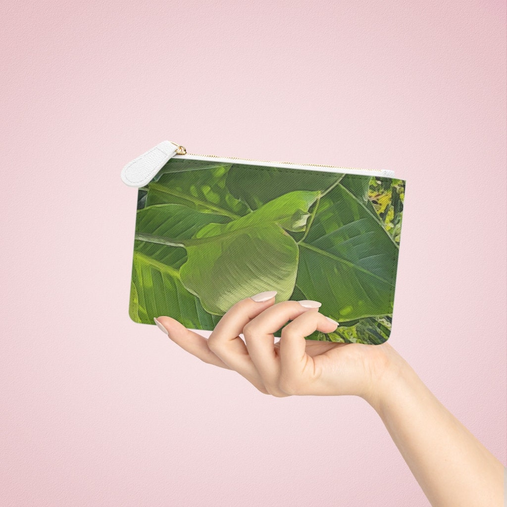 leaf mini clutch