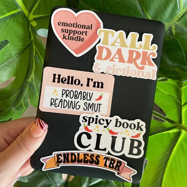 Smut Book/Kindle Stickers   | Water resistant vinyl sticker | Aesthetic sticker | Cute sticker | Laptop sticker | Kindle Stickers