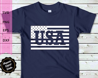 USA アメリカ国旗 SVG、子供用 7 月 4 日 SVG、7 月 4 日 SVG、愛国シャツ SVG、独立記念日 SVG | svg、dxf、png、eps