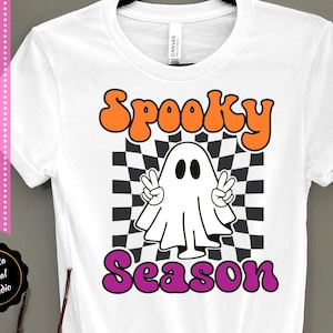 Spooky Season Ghost SVG: Funny Halloween Teacher Design (Digital Download)