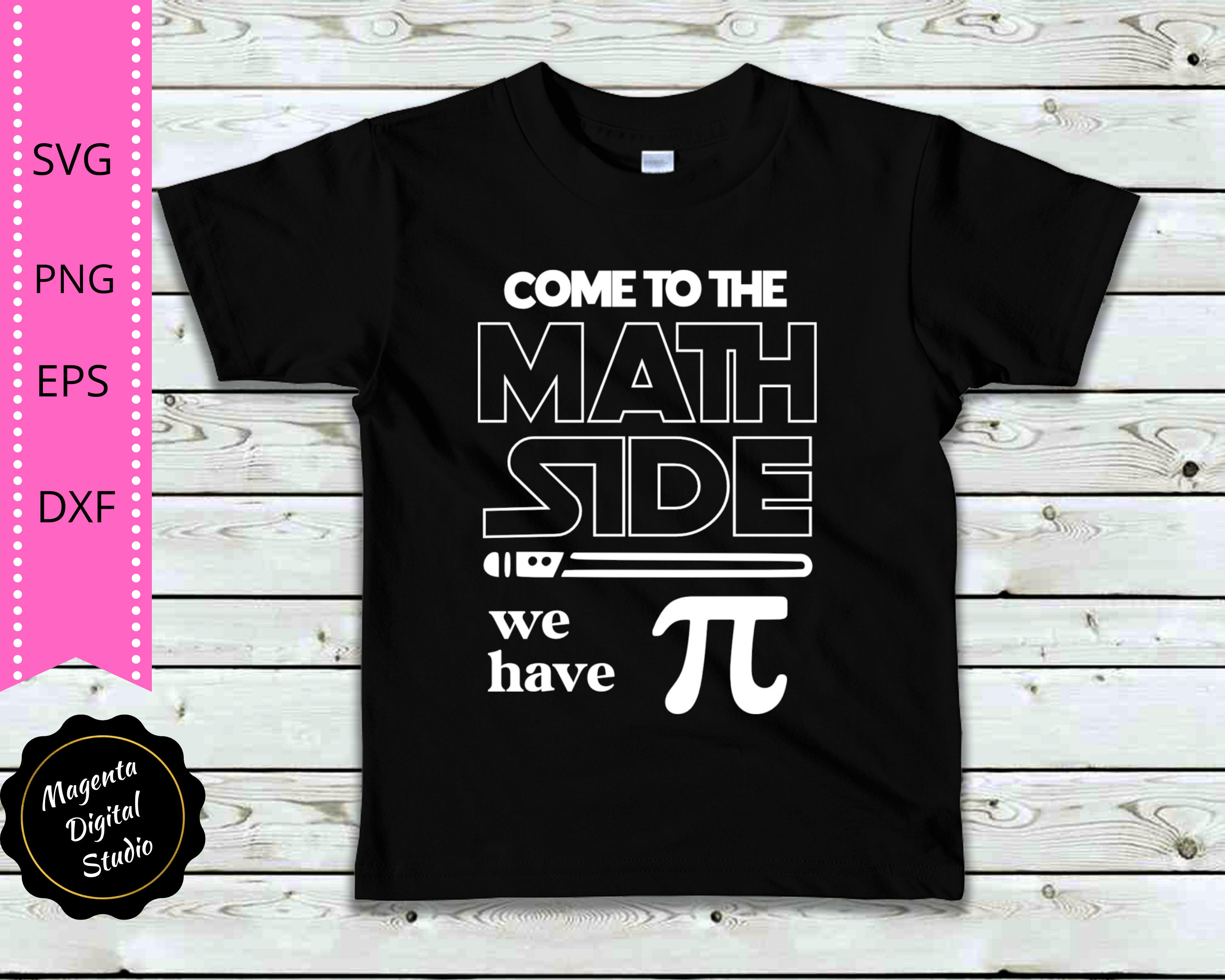Funny Come to the Math Side We Have PI SVG SVG Vinyl Cut - Etsy