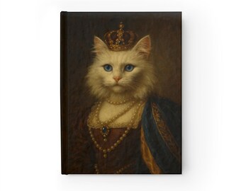 Diario de tapa dura de Queen Kitty