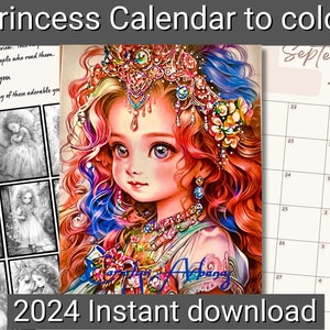 Trends International 2024 Disney Frozen Wall Calendar & Push Pins