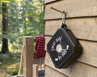 Dad Outdoor Bluetooth Speaker, Golf Dad Gift, Best Dad by Par Fathers Day Speaker, Unique Gift for Dad, Gift for Golf Lovers