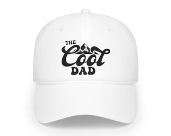 Cool Dad Outdoor Hat, Cool Unique Dad Gift, The Cool Dad Fathers Day Baseball Cap, Gift for Dad, Gift for Him