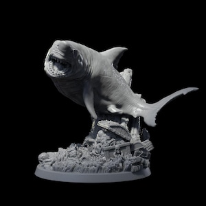 Great White Shark | 32mm scale | D&D Tabletop Miniature