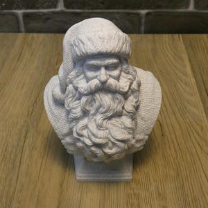 Santa Claus Christmas Bust | Holiday Decor