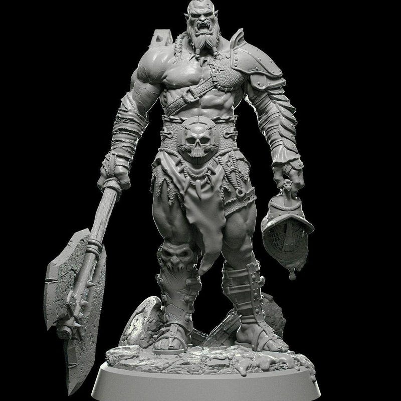75mm Scale Barbarian - Etsy