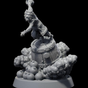 Powder Monkey RPG Model w/ base | 32mm and 75mm scale options | D&D Tabletop Miniature