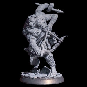 タバキシ レンジャー アーチャー RPGモデル（ベース付き）| 32 mmと75 mmスケールオプション | D&D テーブルトップミニチュア