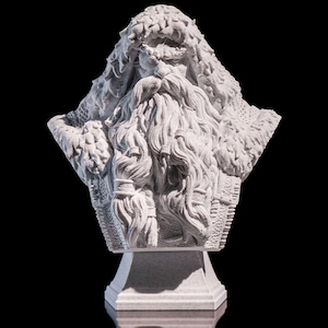 Nordic Father Christmas Bust | Holiday Decor