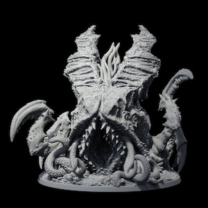 Kraken Sea Monster with Tentacles| 32mm scale | D&D Tabletop Miniature