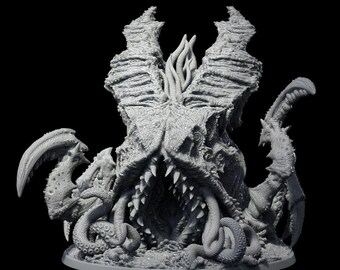 Kraken Sea Monster with Tentacles| 32mm scale | D&D Tabletop Miniature | *New Resin Formula