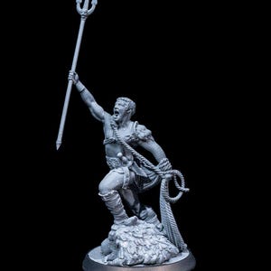 Myrmidon Gladiator RPG Model w/ base | 32mm and 75mm scale options | D&D Tabletop Miniature